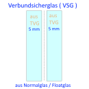 Verbundsicherheitsglas ( VSG ) 10mm aus TVG