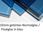 10mm getöntes farbiges Floatglas / Normalglas / Parsol blau