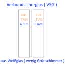 Verbundsicherheitsglas ( VSG ) 12mm aus TVG Weißglas