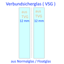 Verbundsicherheitsglas ( VSG ) 24mm aus TVG