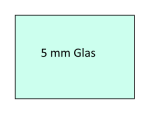 Floatglas / Normalglas 5mm
