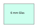 Floatglas / Normalglas 6mm