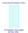 Verbundsicherheitsglas aus Floatglas / VSG 10mm