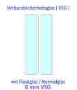 Verbundsicherheitsglas aus Floatglas / 6mm VSG