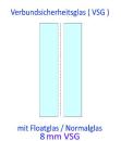 Verbundsicherheitsglas aus Floatglas / 8mm VSG